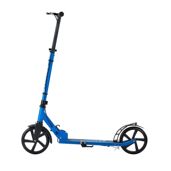 Sparkcykel, 90x38x100 cm, Svart+Blå, Justerbart Styre