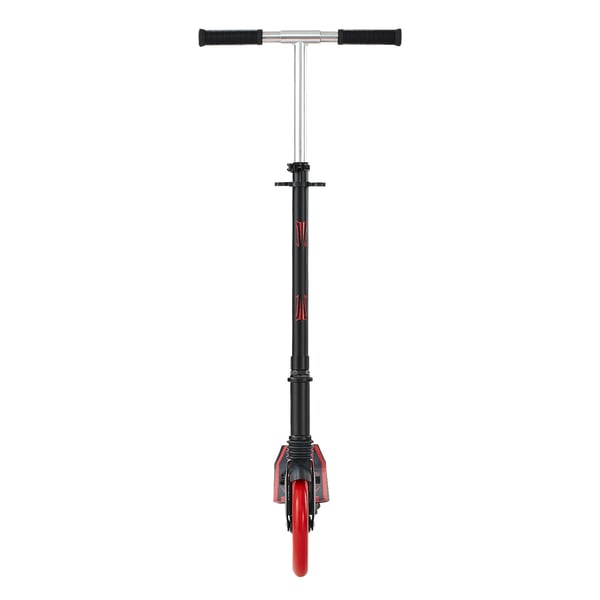 Sparkcykel, 90x38x100 cm, Svart+Röd, Justerbar Höjd