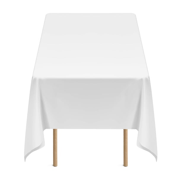 Dukset, 152x259 cm, Vit, Polyestertyg