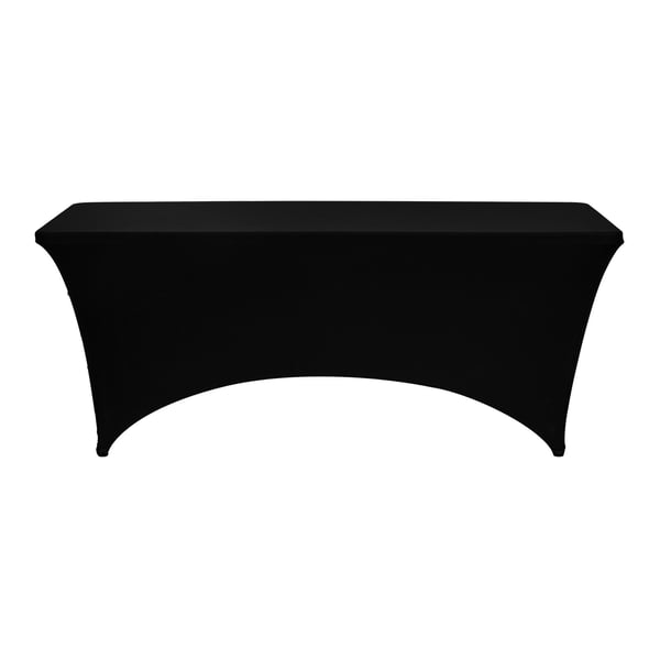 Bordduksset, 183x76x76 cm, Svart, Spandex