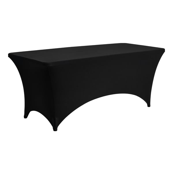 Bordduksset, 183x76x76 cm, Svart, Spandex
