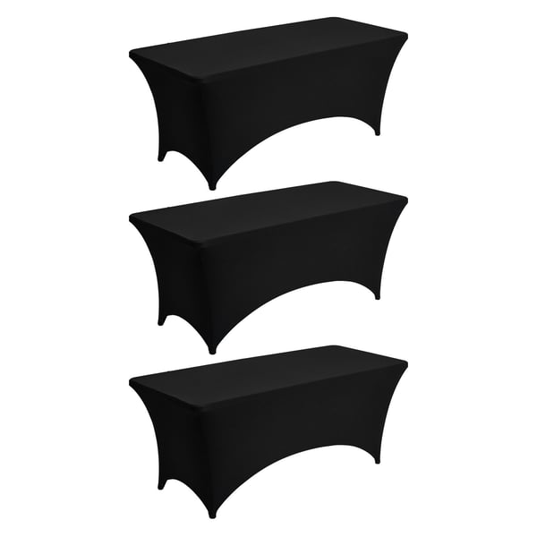 Dugesæt, 183x76x76 cm, Sort, Spandex