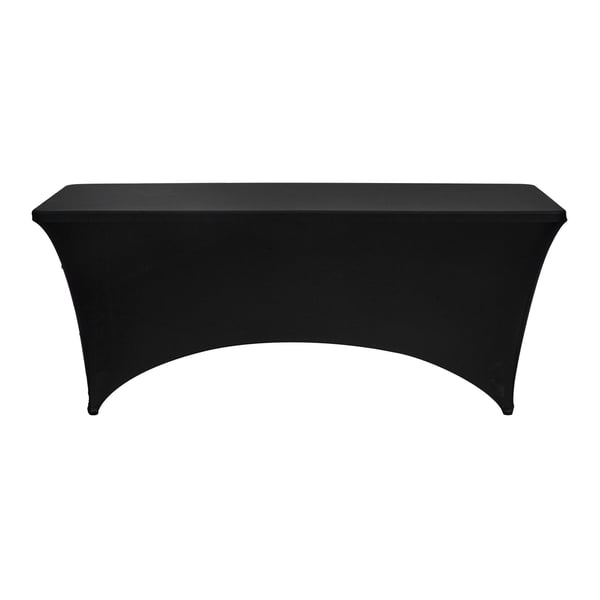 Dugesæt, 183x76x76 cm, Sort, Spandex