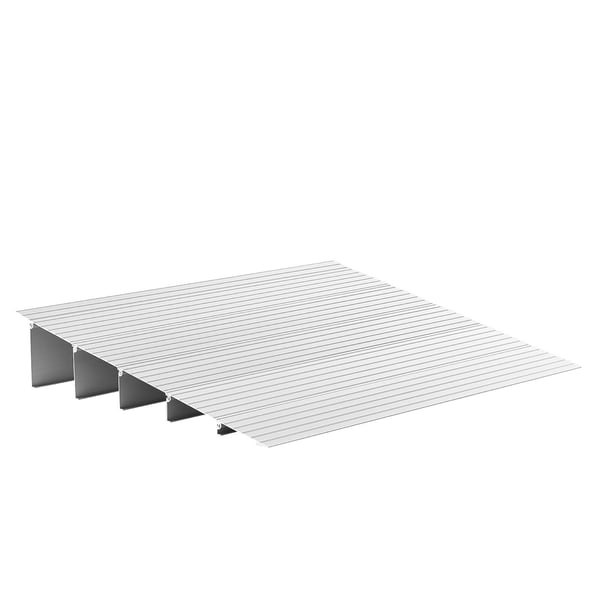Kynnysramppi, 67.7x86.5x13.8 cm, alumiini, liukumaton