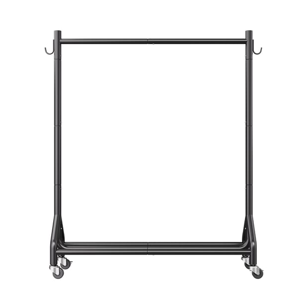 Tøjstativ, 108x38x167,3 cm, kraftig kulstofstål, opbevaring