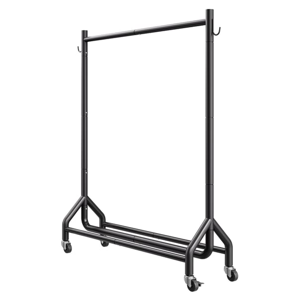 Tøjstativ, 108x38x167,3 cm, kraftig kulstofstål, opbevaring