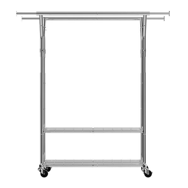 Vaateripustin, Säädettävä korkeus 106x60x147-172,5 cm, Hiiliteräs, Säilytys Vaateripustin, Säädettävä korkeus 106x60x147-172,5 cm, Hiiliteräs, Säilytys