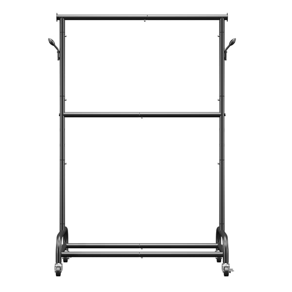Vaateripustin, 106,5x38,5x195,5 cm, musta, hiiliteräs Vaateripustin, 106,5x38,5x195,5 cm, musta, hiiliteräs