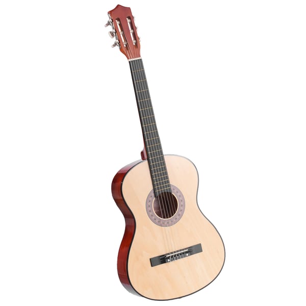 Klassisk guitar, 96 cm, naturtræ, startpakke