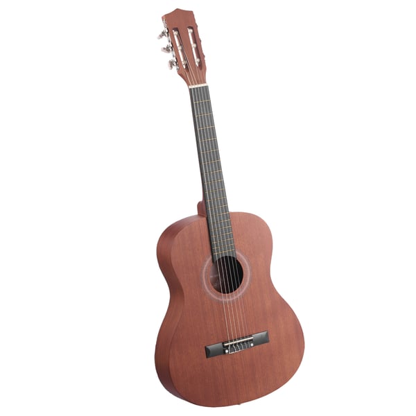 Klassisk guitar, 90 cm, naturtræ, startpakke