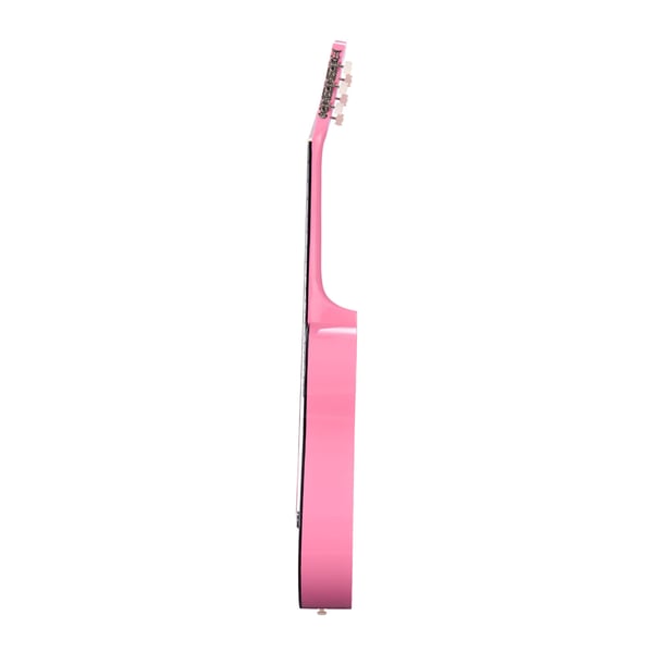 Klassisk guitar, 96 cm, pink, træ, startpakke