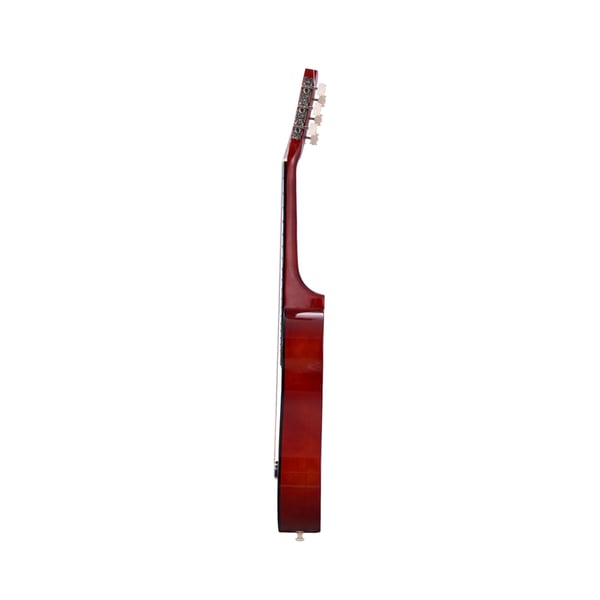 Klassisk guitar, 78 cm, sunburst, basswood startsæt