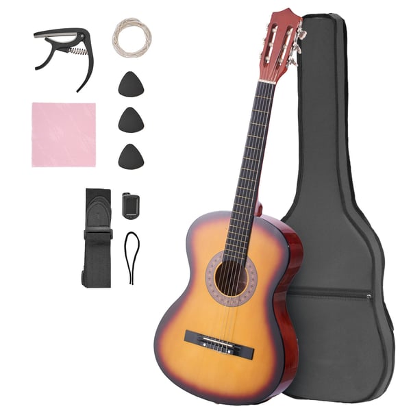 Klassisk guitar, 96x36 cm, Sunburst Klassisk guitar, 96x36 cm, Sunburst