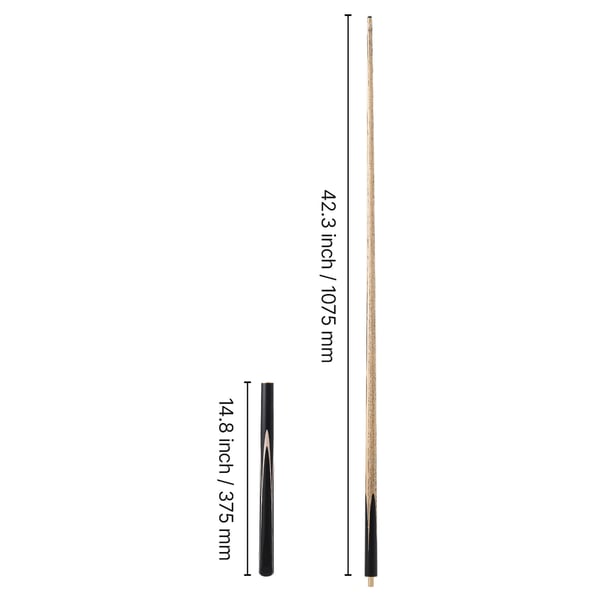 Snookerqueue, 145x3,1x0,95 cm, Brun
