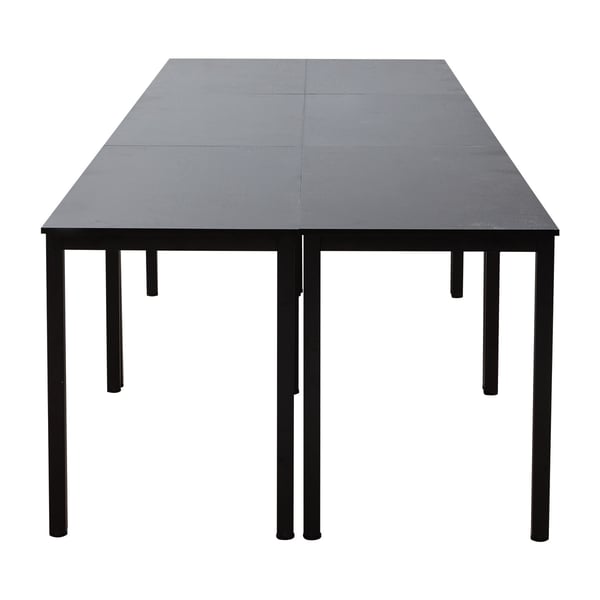 Konferensbord, 140x60x75 cm, Svart