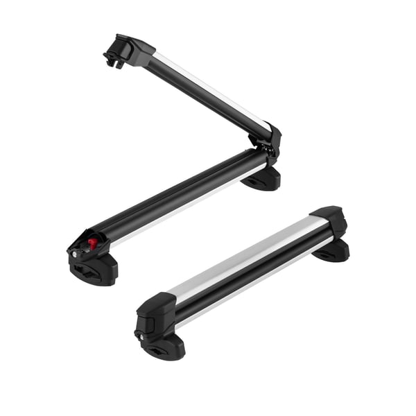 Skid- och snowboardtakräcke, 91,5x8,5x10 cm, Svart