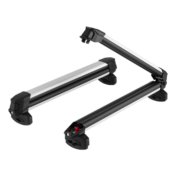 Skid- och snowboardtakräcke, 91,5x8,5x10 cm, Svart