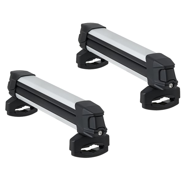 Skid- och snowboardtakräcke, 66,5x8,5x10 cm, Svart