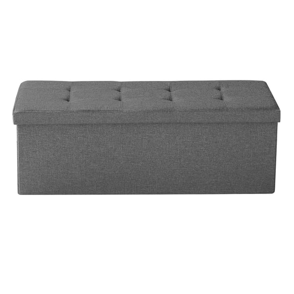 Förvaringspall Bänk, 110x38x38 cm, Grå