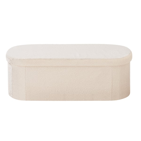 Säilytysrahi penkki, 110x38x38 cm, beige
