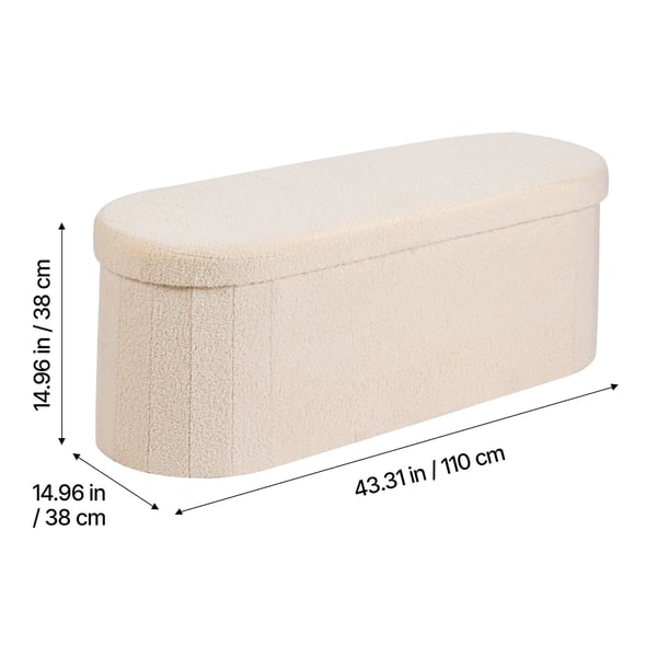 Säilytysrahi penkki, 110x38x38 cm, beige