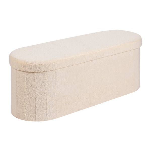 Säilytysrahi penkki, 110x38x38 cm, beige