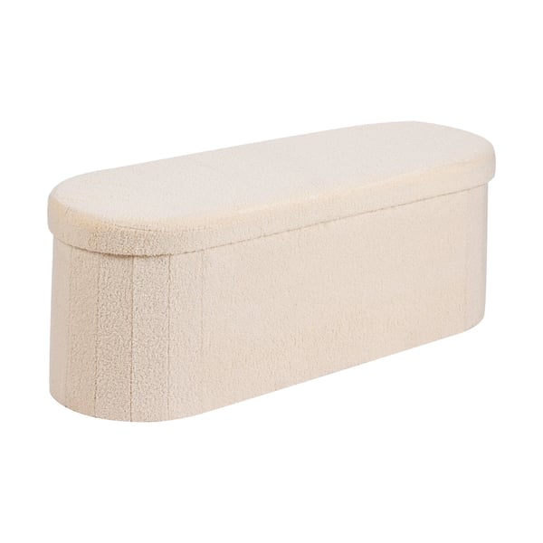 Säilytysrahi penkki, 110x38x38 cm, beige