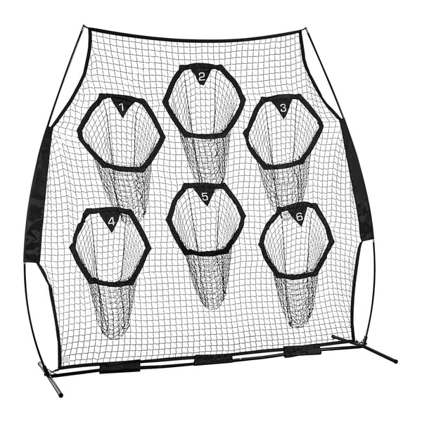 Fodboldtræner Kastenet, 243,8x243,8 cm, Træning, Knudefrit Net