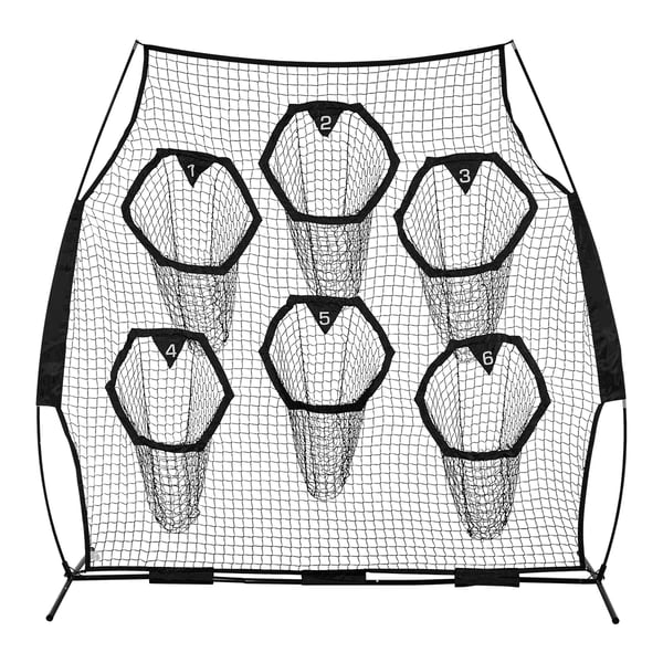 Fodboldtræner Kastenet, 243,8x243,8 cm, Træning, Knudefrit Net