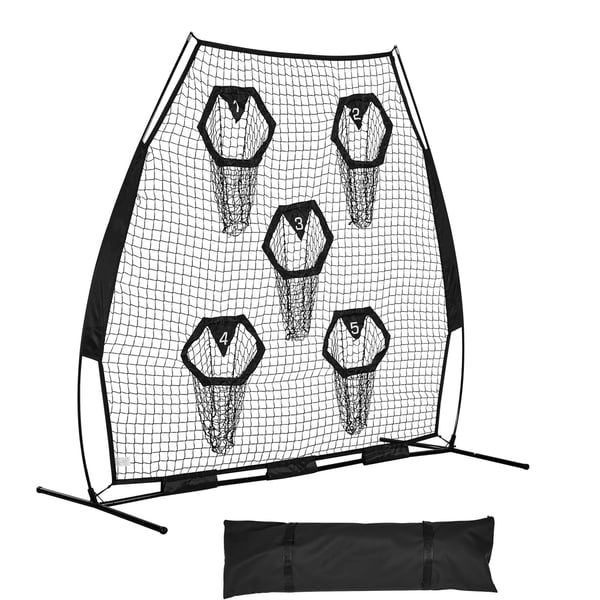 Jalkapalloharjoittelun heittoverkko, 2133,6x2133,6 mm, harjoitusverkko, solmuton verkko