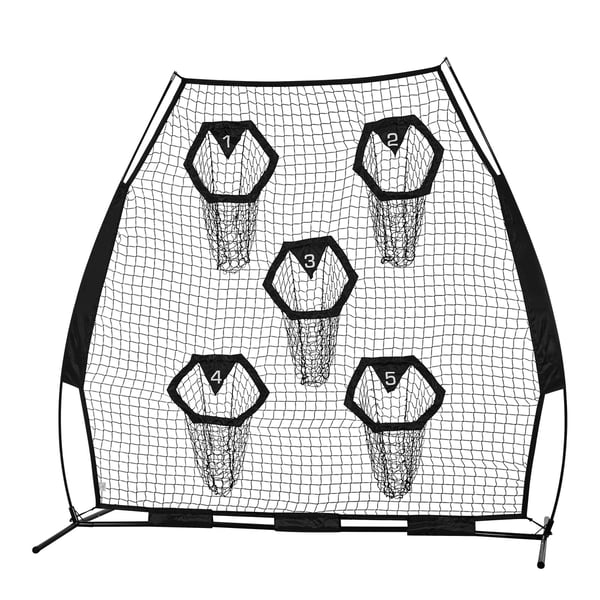 Jalkapalloharjoittelun heittoverkko, 2133,6x2133,6 mm, harjoitusverkko, solmuton verkko