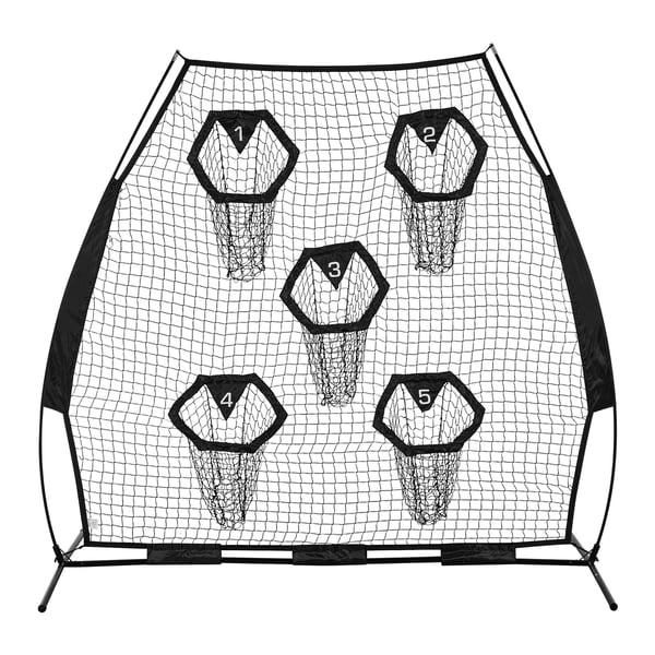 Jalkapalloharjoittelun heittoverkko, 2133,6x2133,6 mm, harjoitusverkko, solmuton verkko