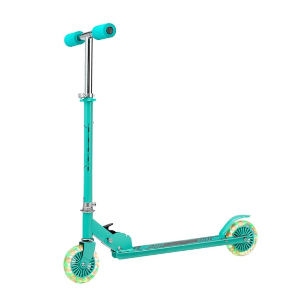 Sparkcykel, 70x32,5x83 cm, Grön, Justerbar höjd