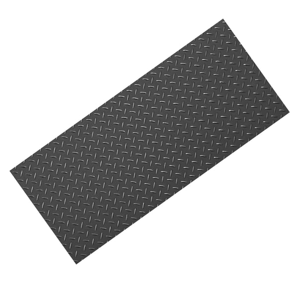 Garagegulvmåtte, 228x610 cm, Sort, PVC
