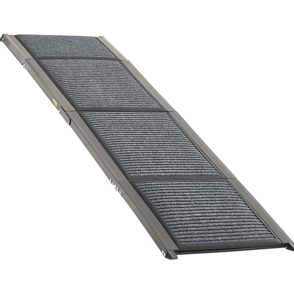 Hundetrappe, 180x43,2 cm, Sort, Sammenklappelig aluminium