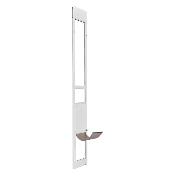 Koiranovi, Säädettävä korkeus 2311–2439 mm, 260.4×412.8 mm, Valkoinen, Alumiiniseosrunko