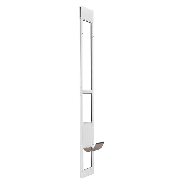 Hundelem, 2311x2439 mm justerbar højde, 209.6x311.2 mm lem, hvid, aluminiumlegering