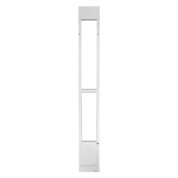 Hundelem, 2311x2439 mm justerbar højde, 209.6x311.2 mm lem, hvid, aluminiumlegering