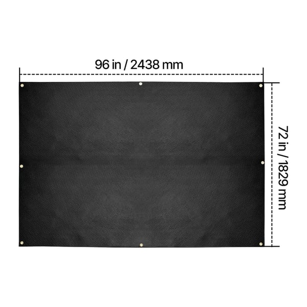 Hitsauspeite, 182,9x243,8 cm, palonkestävä, silikonipinnoitettu lasikuitu
