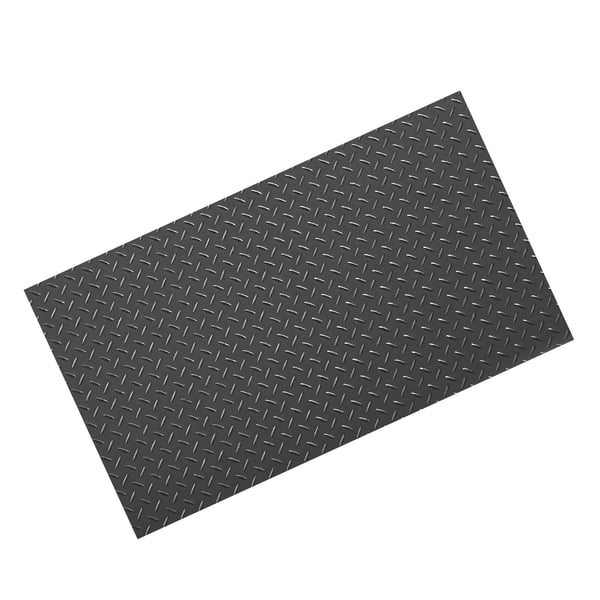 Autotallin lattiamatto, 120x213 cm, musta, PVC
