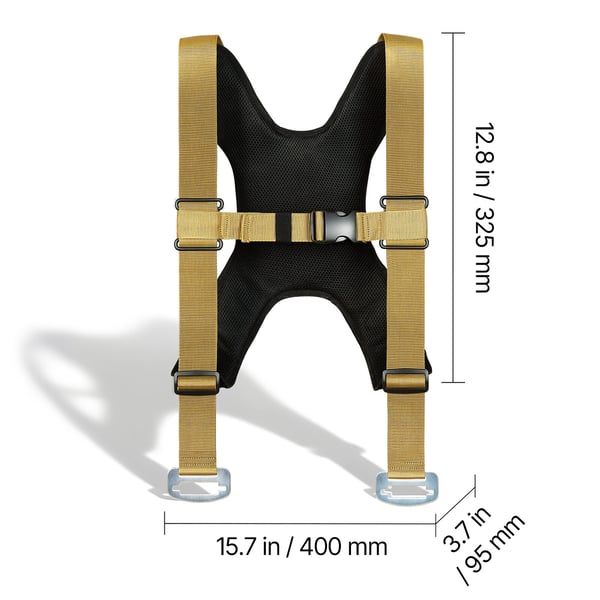 Flyttestropper, 272x210x165 mm, Justerbare, Løftesystem