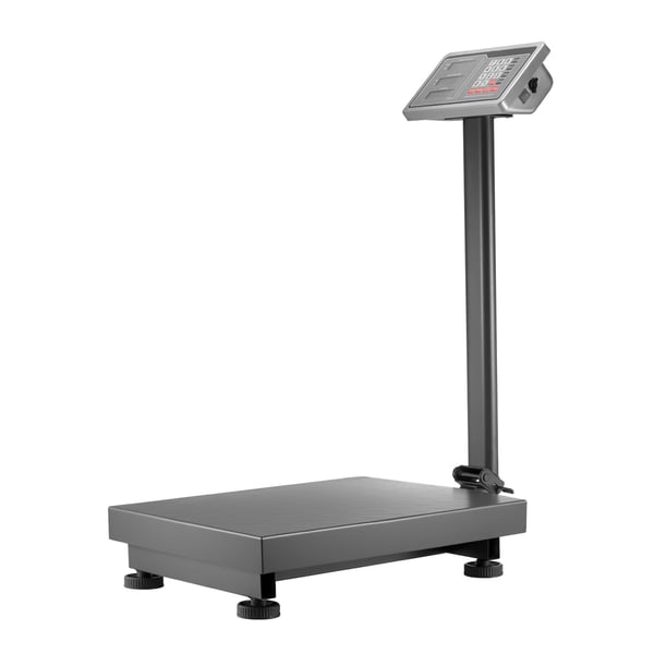 Digitaalinen tasovaaka, 670x400x840 mm, 300 kg kapasiteetti, ruostumaton teräs