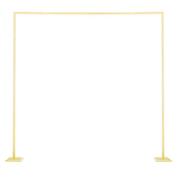 Kaari taustateline, 240x240 cm, kulta, metalli