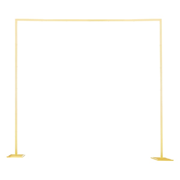 Kaari taustateline, 240x240 cm, kulta, metalli