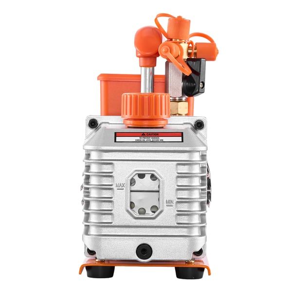 Vakuumpump, Tvåstegs roterande lamell, 5 CFM 142 L/min, HVAC-underhåll