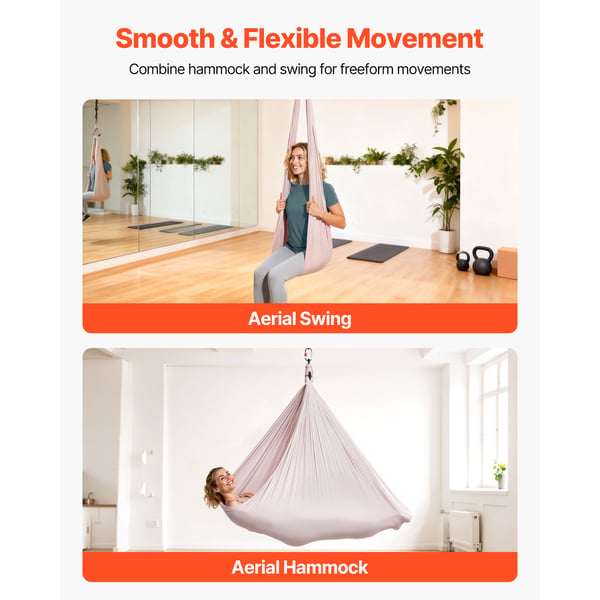 Aerial Yoga-hammock, 265x149 cm, Nylonväv