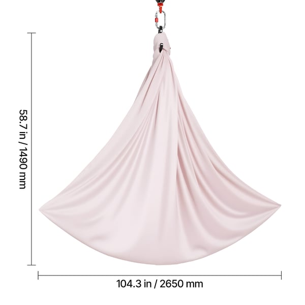 Aerial Yoga-hammock, 265x149 cm, Nylonväv