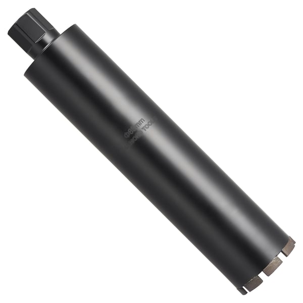 Kärnborr, 89x356 mm, våtdiamant, röd, högprecisionssvetsning