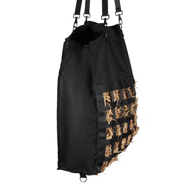 Heinäpussi, 55x18.5x64 cm, musta, nailon, hidas syöttö, vedenpitävä