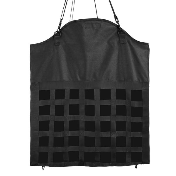 Hay Bag, 55x18.5x64 cm, Svart, Nylon, Slow Feed, Vattentät